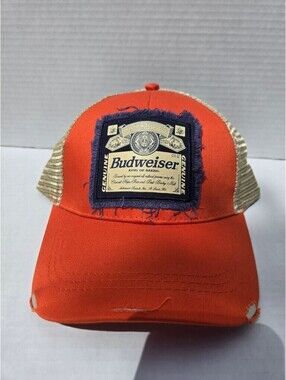 Vintage Budweiser Trucker Hat with Patch